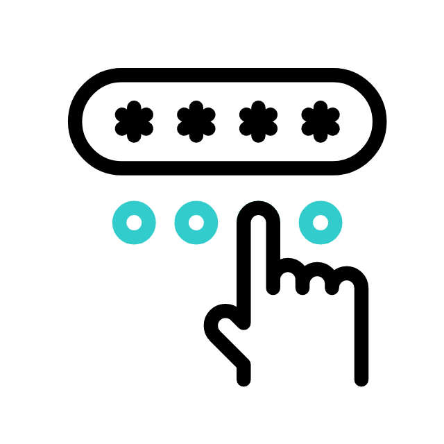 Password protection animation